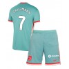 Baby Fußballbekleidung Atletico Madrid Antoine Griezmann #7 Auswärtstrikot 2024-25 Kurzarm (+ kurze hosen)